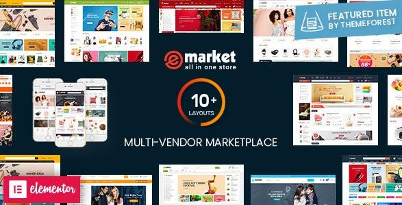 eMarket v8.1.2破解版（已汉化） – WordPress多供应商MarketPlace 主题插图