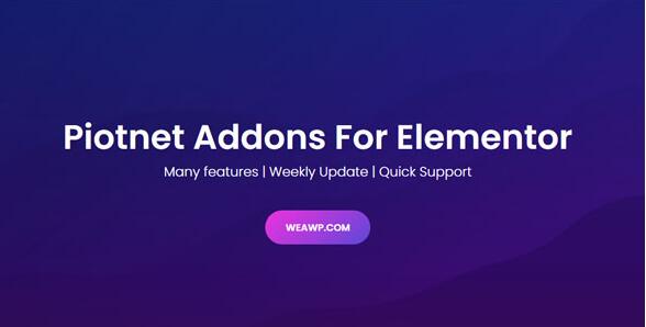 Piotnet Addons Pro For Elementor Pro v6.3.51破解版插图