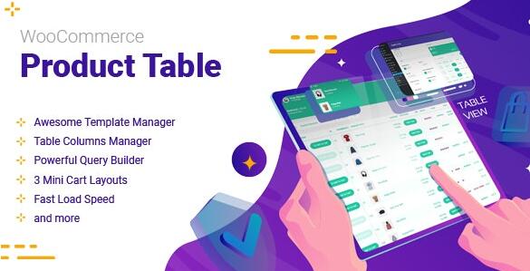 WooCommerce Product Table v2.9.5破解版（已汉化）- WooCommerce 产品表插件插图