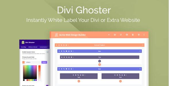 Divi Ghoster v5.0.56破解版 – 白色标签Divi插件插图