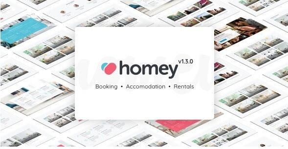 Homey v2.4.4 破解版 – WordPress预订和租赁主题插图