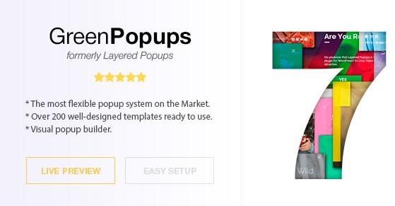 Green Popups v7.53（已汉化） – WordPress弹出窗口插件插图