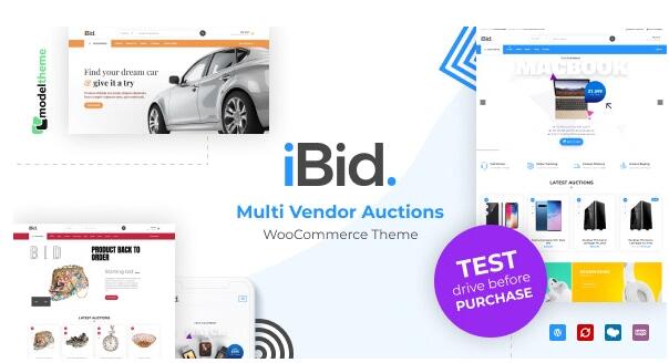 iBid v4.2.1（已汉化） – 多供应商拍卖WooCommerce主题插图