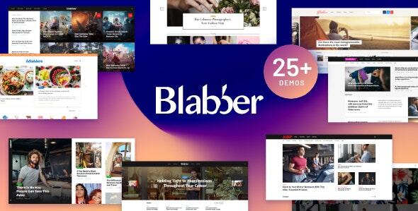 Blabber v1.7.0 –博客和新闻杂志WordPress主题插图