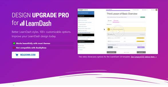Design Upgrade Pro for LearnDash v2.21.0破解版 -  LearnDash 设计