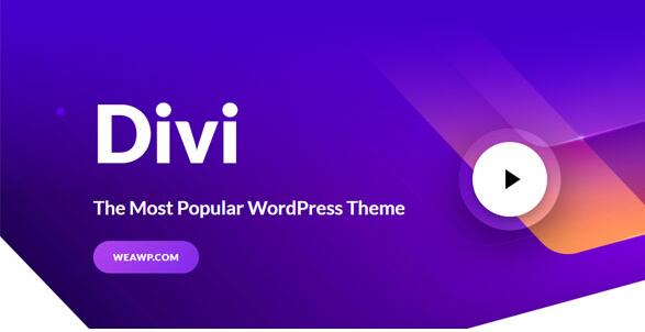 Divi Theme v4.27.4（已汉化） – 最受欢迎的WordPress主题