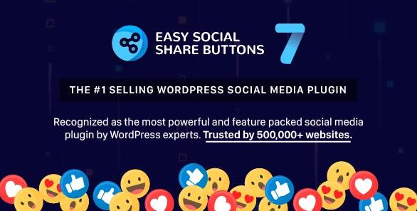 Easy Social Share Buttons v10.5 无限制版（已汉化） – WordPress 社交分享按钮插件