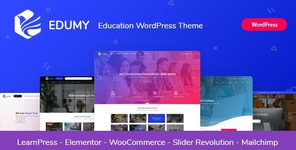 Edumy v1.2.35 – LMS在线教育课程WordPress主题