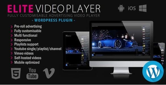 Elite Video Player v11.0.1无限制版 – WordPress视频播放器插件