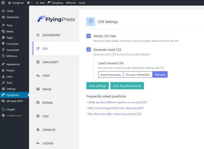 FlyingPress v5.2.2无限制版（已汉化） – WordPress CDN缓存加速插件