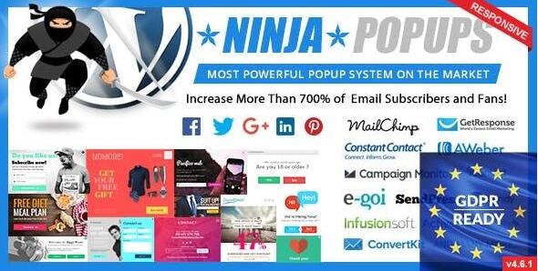 Ninja Popups v4.7.8（已汉化） – WordPress弹出窗口插件