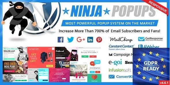 Ninja Popups v4.7.8(已汉化) – WordPress弹出窗口插件