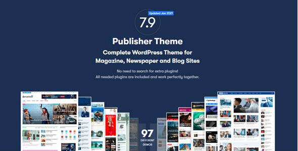 Publisher Pro 7.12.0 Final破解版(已汉化)–WordPress报纸和杂志主题