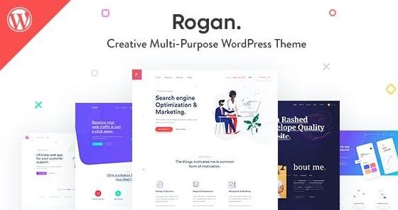 Rogan v1.7.5 –适用于代理商,Saas,产品组合的创意多用途WordPress主题