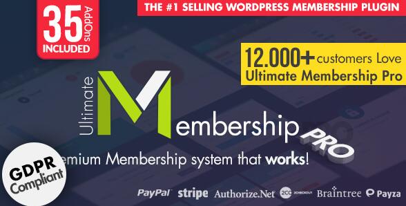Ultimate Membership Pro v13.5无限激活版(已汉化)- WordPress会员插件