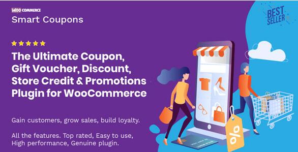 WooCommerce Smart Coupons v9.60.0(已汉化)- WooCommerce 智能优惠券插件