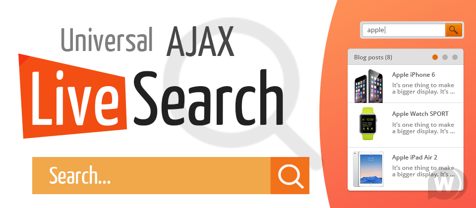 Universal AJAX Live Search v5.4.7破解版 – Joomla实时搜索插件