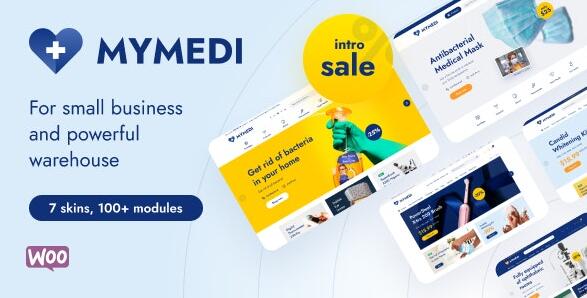 MyMedi v1.6.3内置激活版（已汉化） –响应式WooCommerce WordPress主题插图