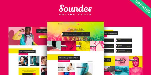 Sounder v1.3.4 – WordPress在线互联网广播电台主题插图