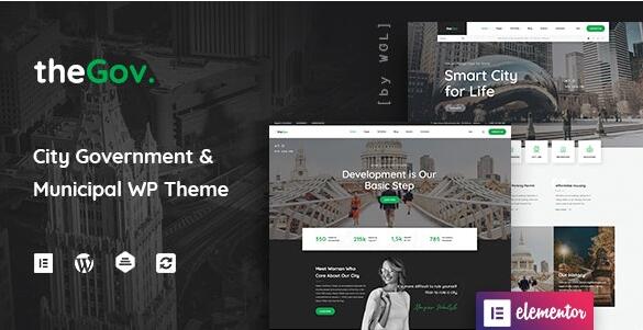 TheGov v2.0.15破解版 – WordPress市政府主题插图