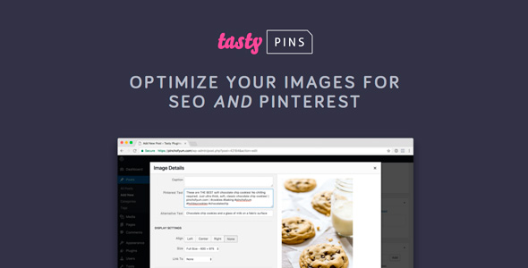 Tasty Pins v2.1.1（已汉化） – WordPress图像SEO插件插图