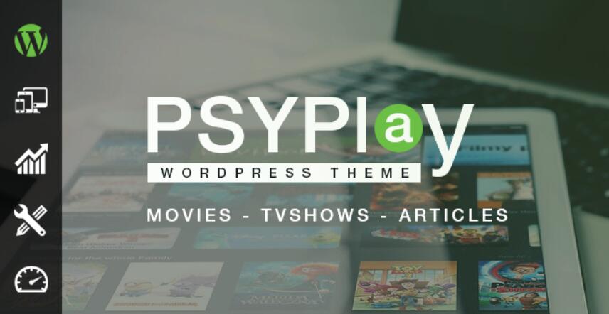 PsyPlay v1.2.5破解版 – WordPress影视主题插图