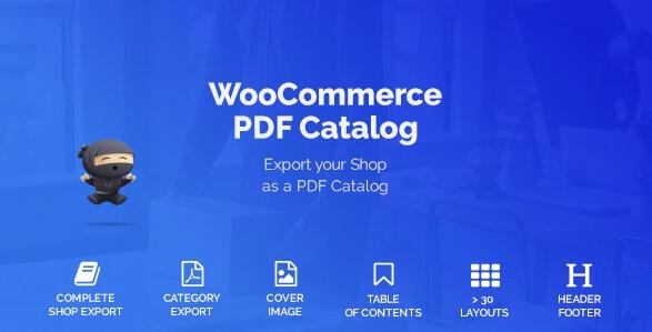 WooCommerce PDF Catalog v1.18.4破解版（已汉化）- 产品目录打印PDF插件插图