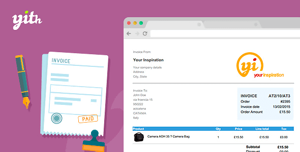 YITH WooCommerce PDF Invoice and Shipping List v4.25.0破解版插图