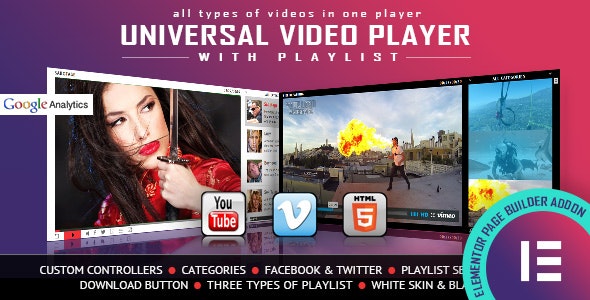Universal Video Player v3.8.3(汉化50%) – WordPress播放器插件插图