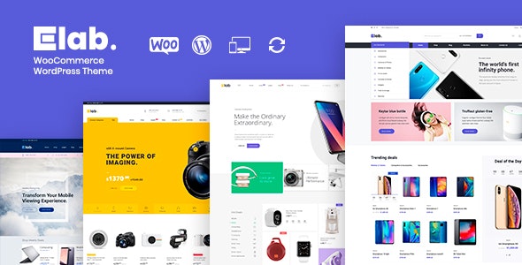 eLab v1.2.4破解版 – WordPress电子商务主题插图