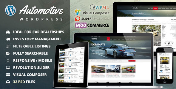 Automotive v13.3.3 – WordPress汽车经销商业务主题插图