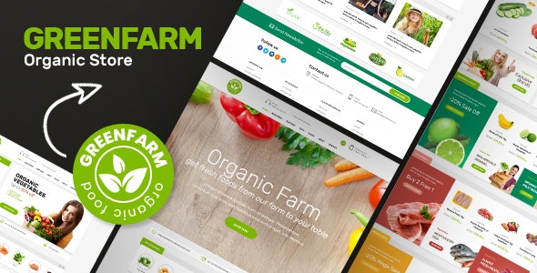 Greenfarm v1.1.3 – WordPress食品商店主题插图