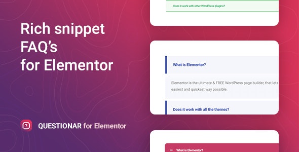 Questionar v1.1.7 – WordPress FAQ插件插图