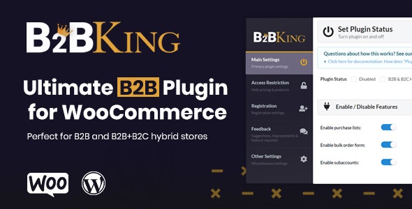 B2BKing v5.3.10(已汉化) – WordPres B2B插件插图
