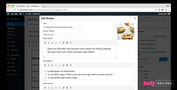 Tasty Recipes v3.14.3 – WordPres美食网站插件插图