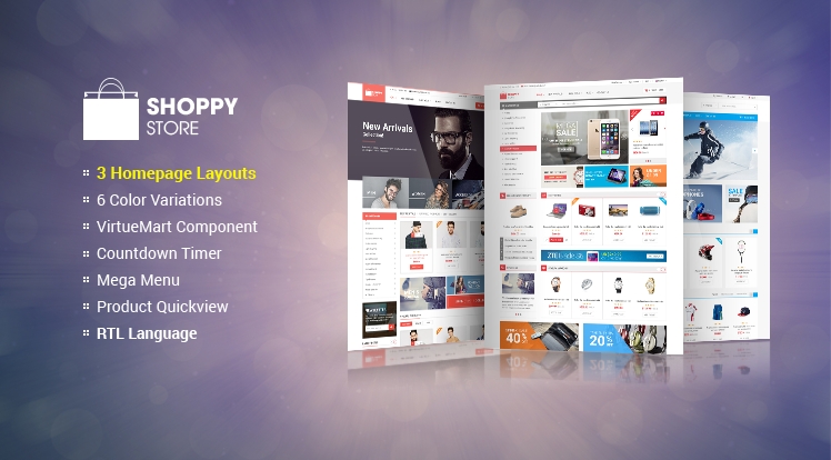 SJ ShoppyStore v3.9.6破解版 – Joomla在线商店模板