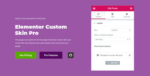 Elementor Custom Skin Pro v3.2.5破解版 – WordPress自定义皮肤插件