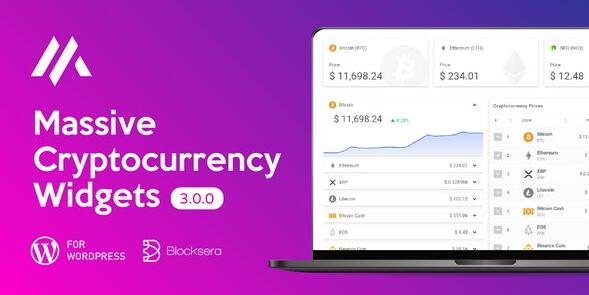 Massive Cryptocurrency Widgets – Crypto Plugin v3.2.7 破解版(已汉化)