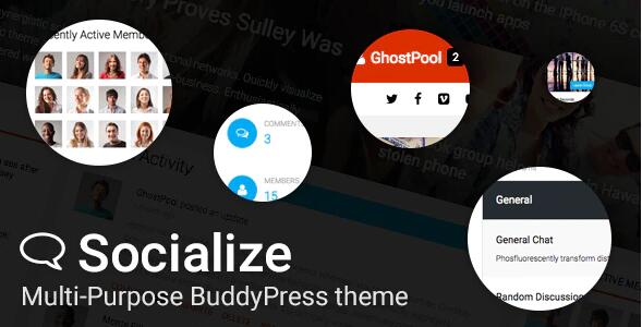 Socialize v2.43.5破解版(已汉化) –WordPress社交平台主题