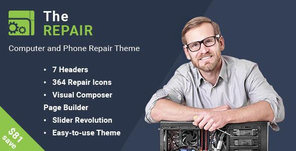 The Repair v2.9.4破解版 – WordPress电子产品主题