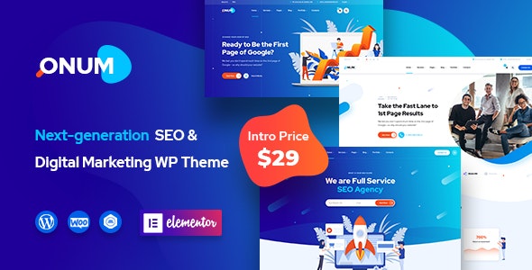Onum v1.2.16.12 – WordPress SEO营销主题