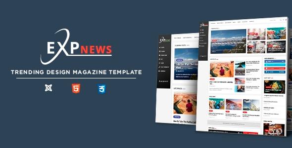 Sj ExpNews v3.9.20 – Joomla高级博客模板插图