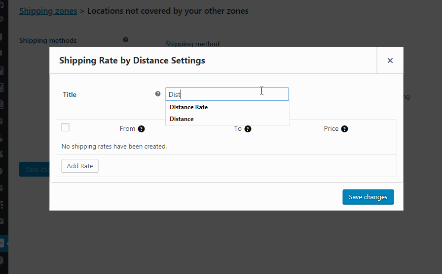 Shipping Rate by Distance for WooCommerce v1.1.5 – WordPress计算运输费用插件插图