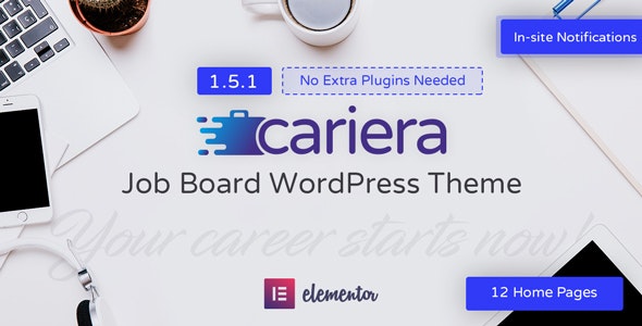 Cariera v1.8.9破解版 –  WordPress 工作管理主题插图