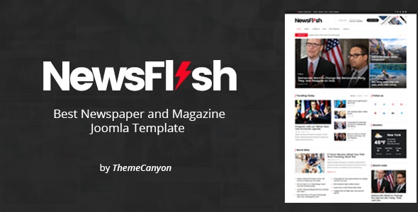 NewsFlash v2.4 – Joomla新闻模板插图