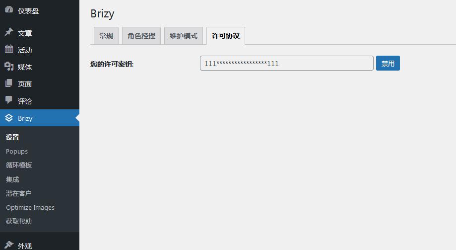 Brizy Pro v2.6.7破解版（已汉化） – WordPress Builder插件插图(1)