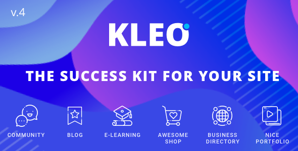 Kleo v5.2.0破解版 – WordPress社区主题插图