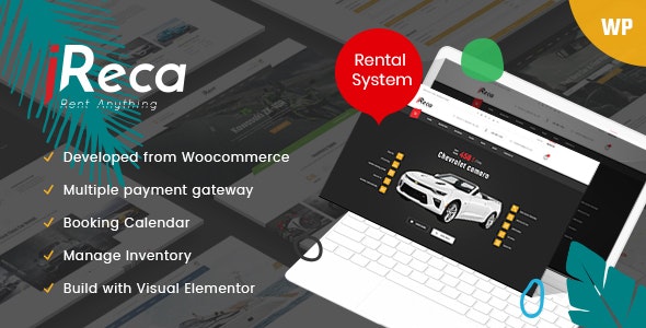 ireca v1.6.0 – WordPress设备租赁主题插图