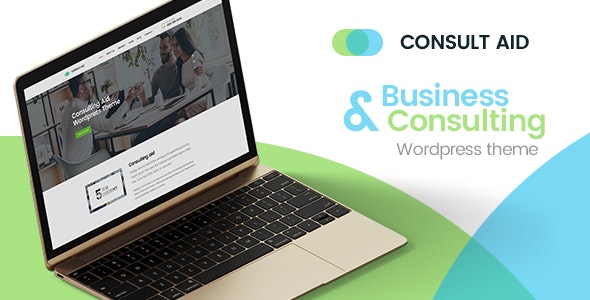 Consult Aid v1.4.2 – WordPress商业咨询和金融主题插图