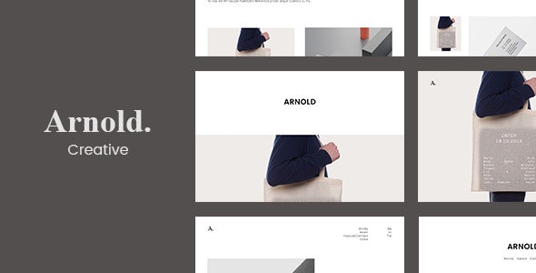 Arnold v2.4.3 – WordPress投资组合主题插图